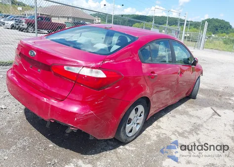 2015 Kia Forte Lx из США, поврежденный, VIN KNAFX4A66F5426364